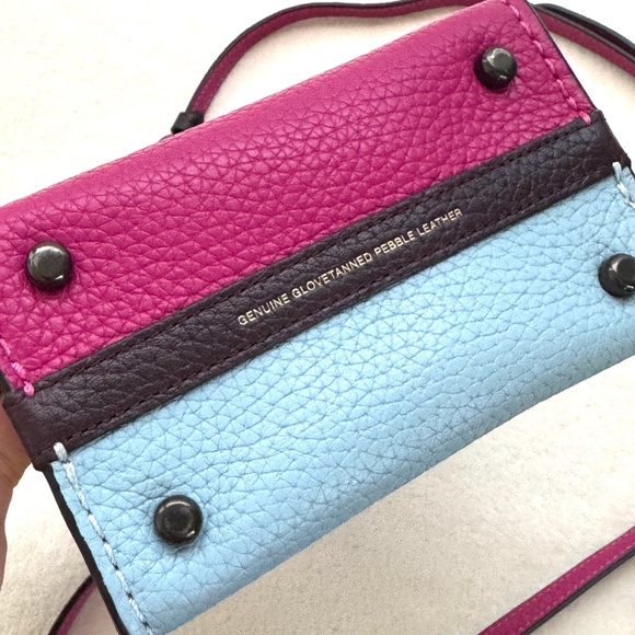 Coach Glovetanned Pebble Leather Colorblock Mini Tote Bag - Picture 3 of 10